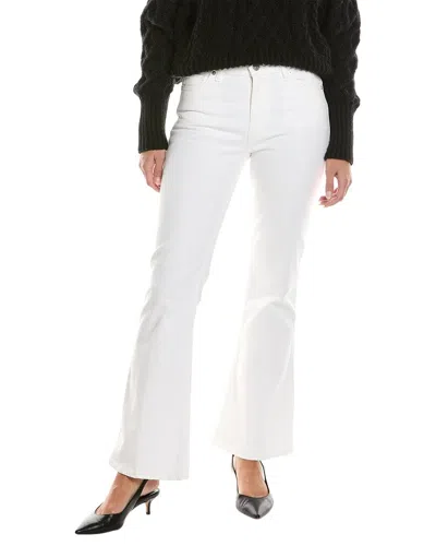 Frame High Rise Le Palazzo Crop Jean In Au Natural Clean Raw After In White