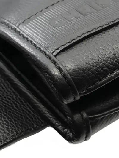 Pre-owned Dior 2010s Saddle Leather Backpack In Black