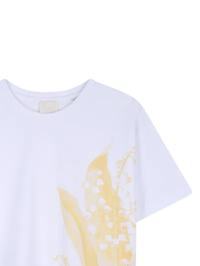 Givenchy Floral-print T-shirt In White
