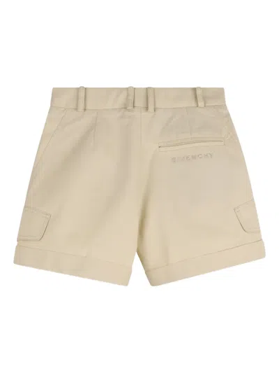 Givenchy Cargo Shorts In Neutral