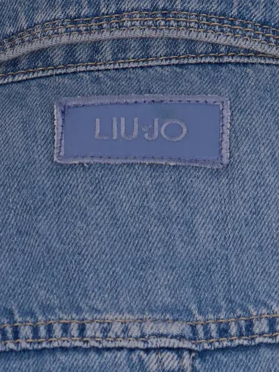 Liu •jo Liu Jo Buttoned Denim Jacket In Blue