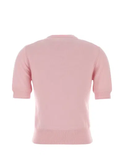 Jil Sander Pink Wool Sweater In Pink