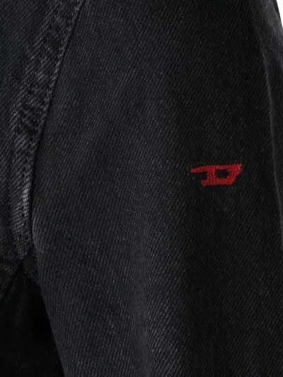 Diesel D-glory Biker Jacket In Black