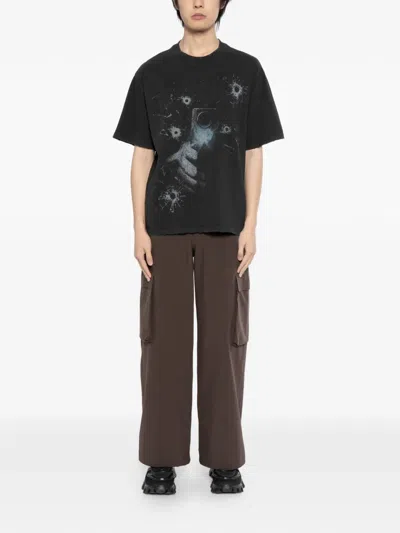 Warman Graphic-print T-shirt In Black