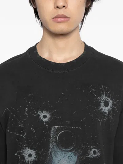 Warman Graphic-print T-shirt In Black