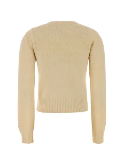 Apc A.p.c. Long Sleeve Crewneck Jumper In Yellow
