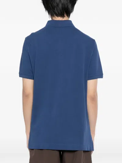 Canada Goose Beckley Polo Shirt Short Sleeve Collar In Blue