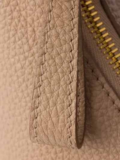 Prada Leather Shoulder Bag In Brown