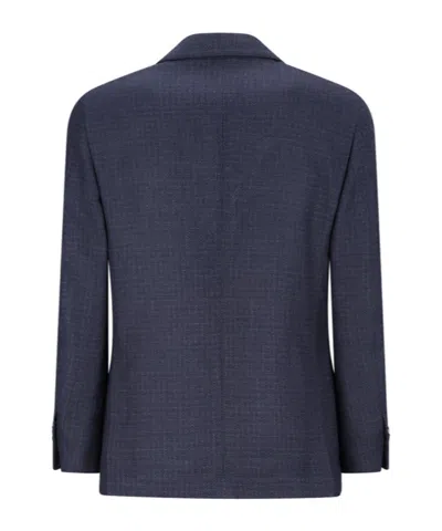Lardini Single-breasted Blazer In Blue