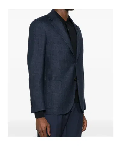 Lardini Single-breasted Blazer In Blue