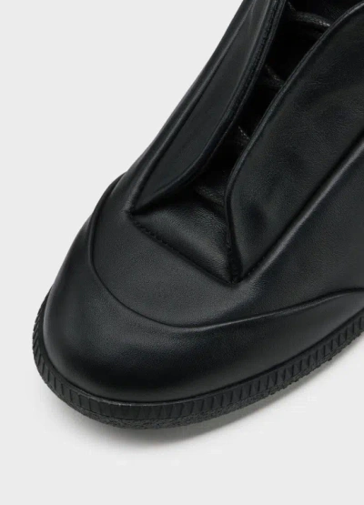Maison Margiela Future Low Sneakers Ankle Length Rubber Sole In Black