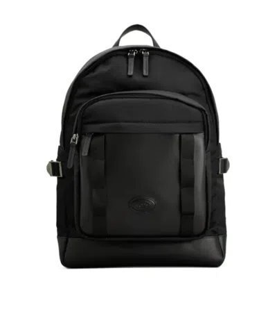 Tod's Backpack In Fabric Medium In Black