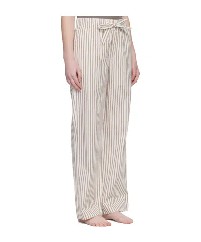 Tekla Drawstring Pajama Pants In White
