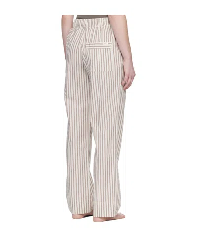 Tekla Drawstring Pajama Pants In White