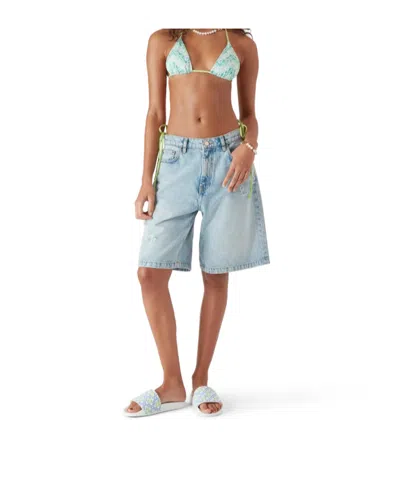 Casablanca Monogram Pattern Slides In White