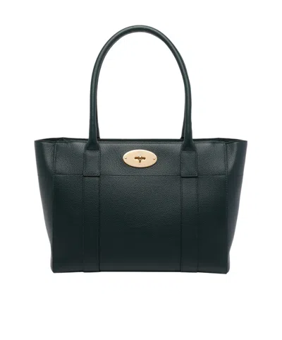 Mulberry Leather Bayswater 9 To 5 Tote Bag In Green