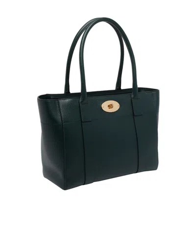 Mulberry Leather Bayswater 9 To 5 Tote Bag In Green