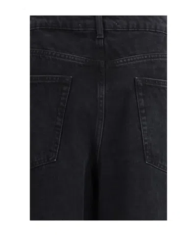 Rohe High-rise Wide-leg Jeans In Black