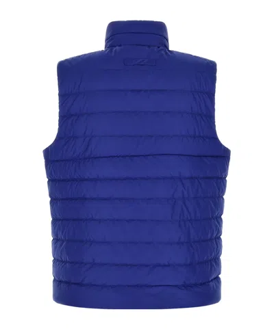 Canada Goose Men Electric Blue Polyester Sleeveless Stratus Down Jacket