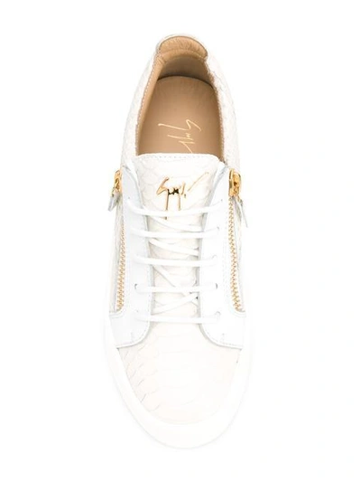 Shop Giuseppe Zanotti Nicki Sneakers In White