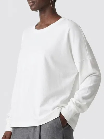 Studio Nicholson Loop Oversized Mercerized Cotton Jersey Tee In White