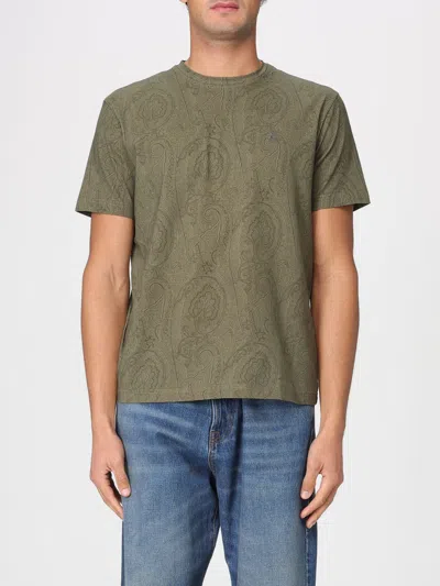 Etro Paisley-patterned T-shirt In Green
