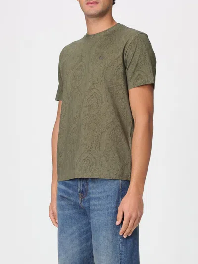 Etro Paisley-patterned T-shirt In Green