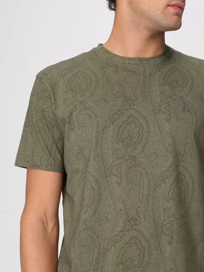 Etro Paisley-patterned T-shirt In Green