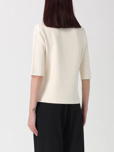 Max Mara Short-sleeved T-shirt In White