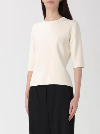 Max Mara Short-sleeved T-shirt In White