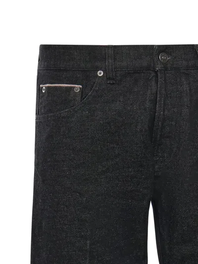 Dondup Five-pocket Jeans In Black