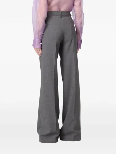 Msgm Tailored Trousers In Gray