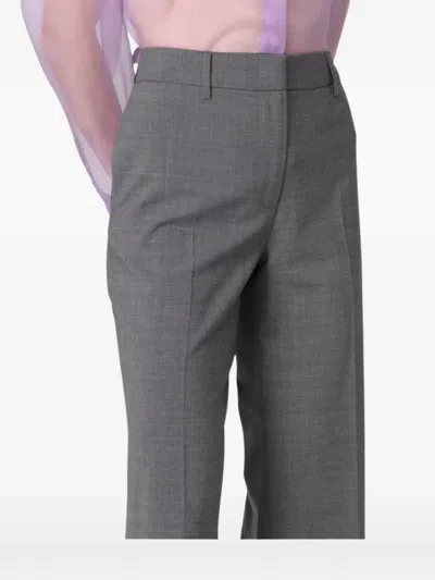 Msgm Tailored Trousers In Gray