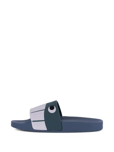 Stella Mccartney Graphic Slippers In Multi