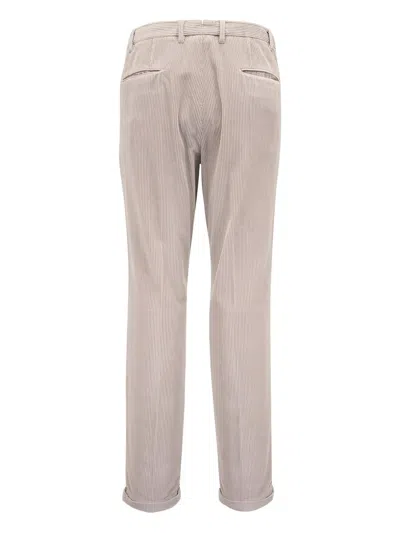 Fedeli Buttoned Trousers In Gray