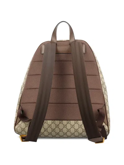 Gucci Medium Ophidia Backpack In Brown