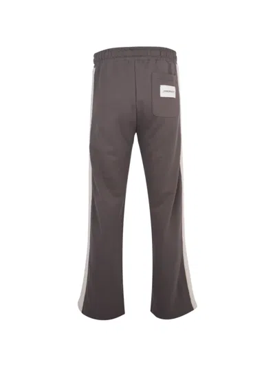 Hinnominate Side Stripe Drawstring Trousers In Brown