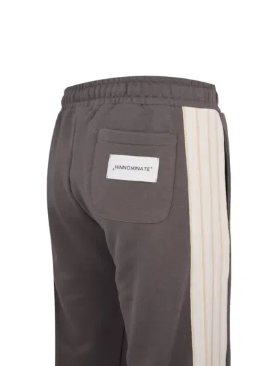 Hinnominate Side Stripe Drawstring Trousers In Brown