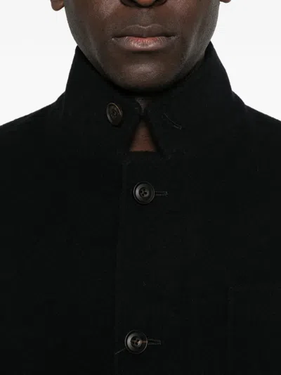 Corneliani Pocket Button Jacket In Blue