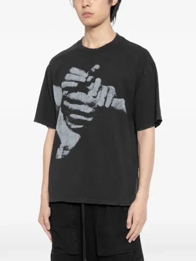Warman Graphic-print T-shirt In Black