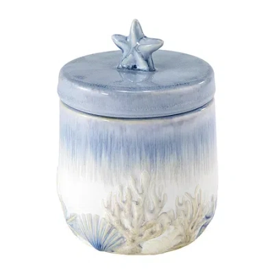 Avanti Abstract Coastal Covered Jar Bedding In Blue