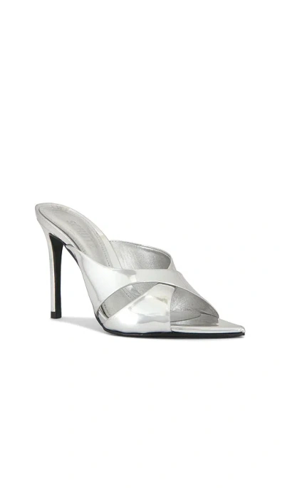 Schutz Maxine Mule In Silver