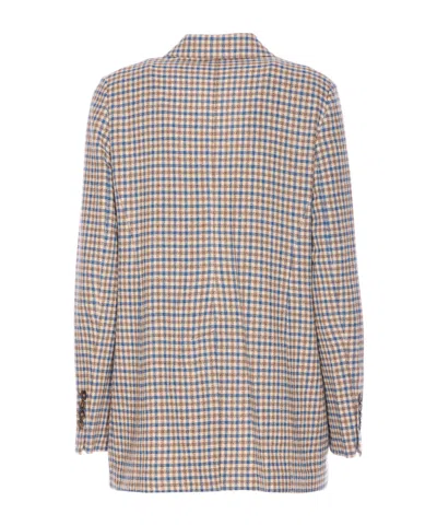 Circolo 1901 V-neck Jacket With Long Sleeves And Pockets In Multi