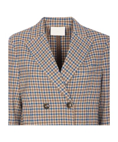 Circolo 1901 V-neck Jacket With Long Sleeves And Pockets In Multi