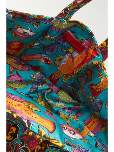 La Doublej Printed Handbag In Multi