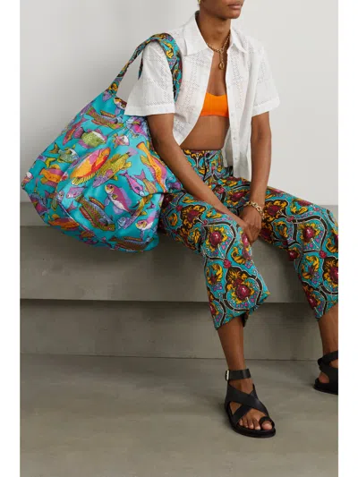 La Doublej Printed Handbag In Multi