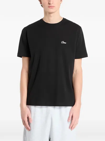 Dime Cursive Logo T-shirt In Black
