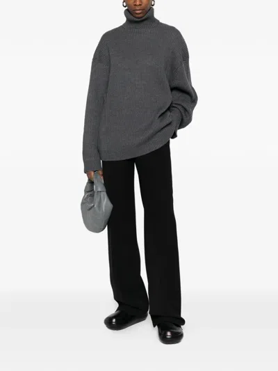 Entire Studios Roll-neck Ribbed Sweater In Multi