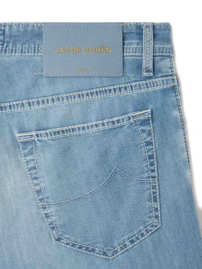 Jacob Cohen Belt Loop Jeans In Blue