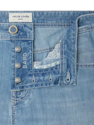 Jacob Cohen Belt Loop Jeans In Blue
